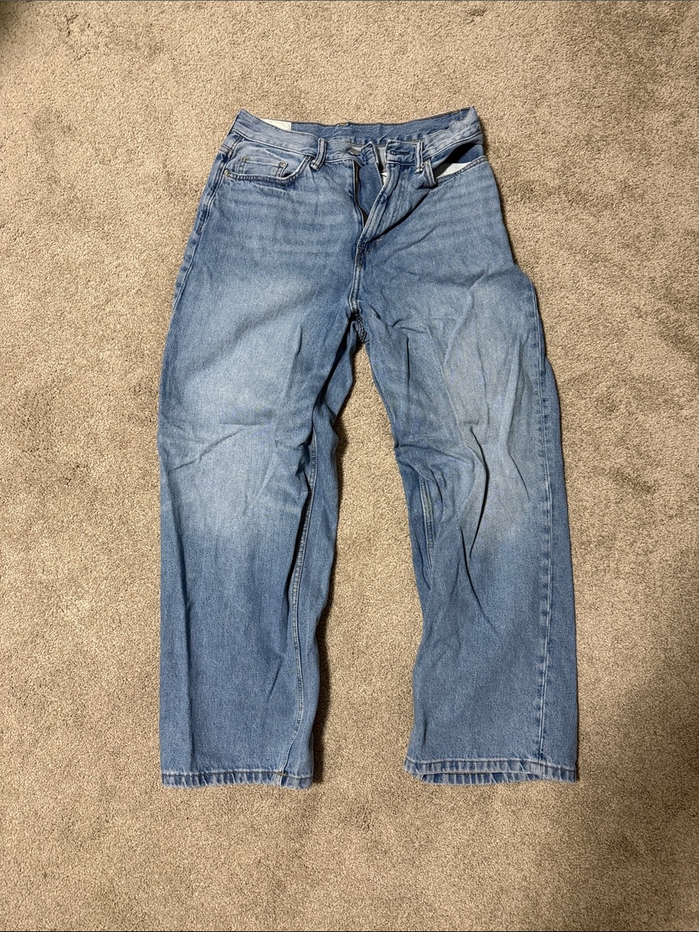 H&M Light Blue Relaxed Fit Jeans